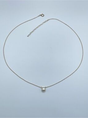 14K Gold Filled Genuine Pearl Necklace Classic Dainty Vintage Style